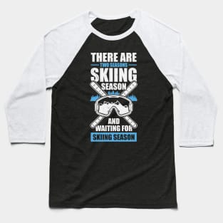 Alpine Skiing Alps Skier Gift Baseball T-Shirt